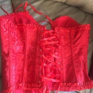 Bone in corset fashion waste trainer